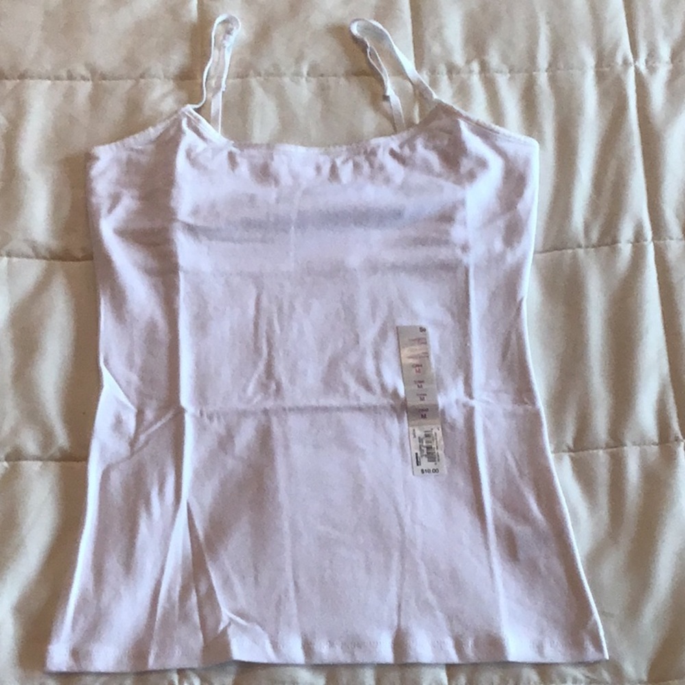 Set of 3 NWT Camis w/shelf bra. Adjustable straps.